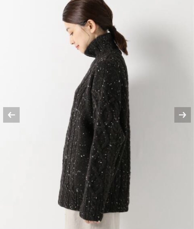 新品 AURALEE オーラリー WOOL BABY ALPACA NEPPED CABLE KNIT 新品 AURALEE オーラリー WOOL BABY ALPACA NEPPED CABLE KNIT