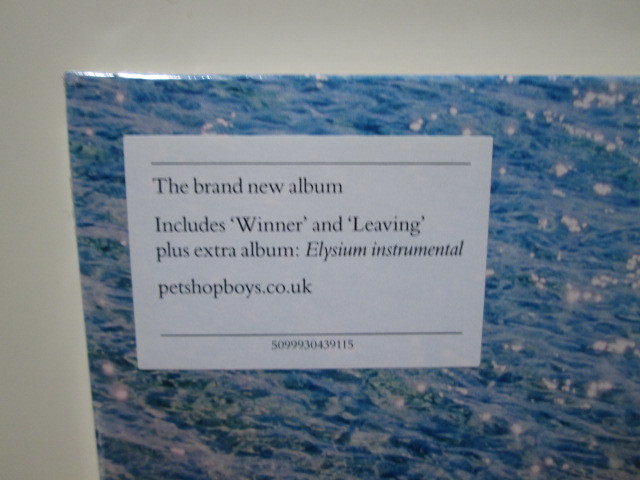 sealed unopened EU-original Elysium 2LP[Analog] Pet Shop Boys pet * shop * boys analogue record vinyl