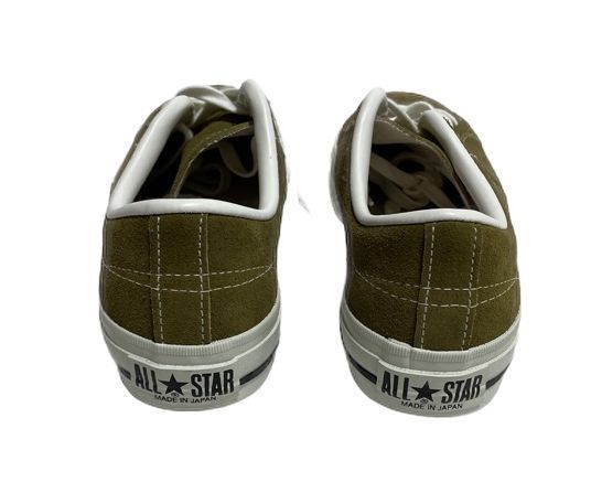 未使用 2019 日本製 コンバース ワンスター スエード CONVERSE ONE STAR J SUEDE オリーブ made in JAPAN サイズ24.0 [o-0174]_画像3