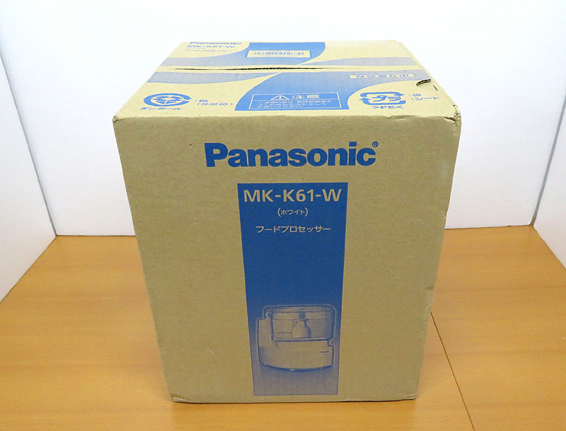 未開封/保管品　パナソニック　フードプロセッサー　MK-K61-W