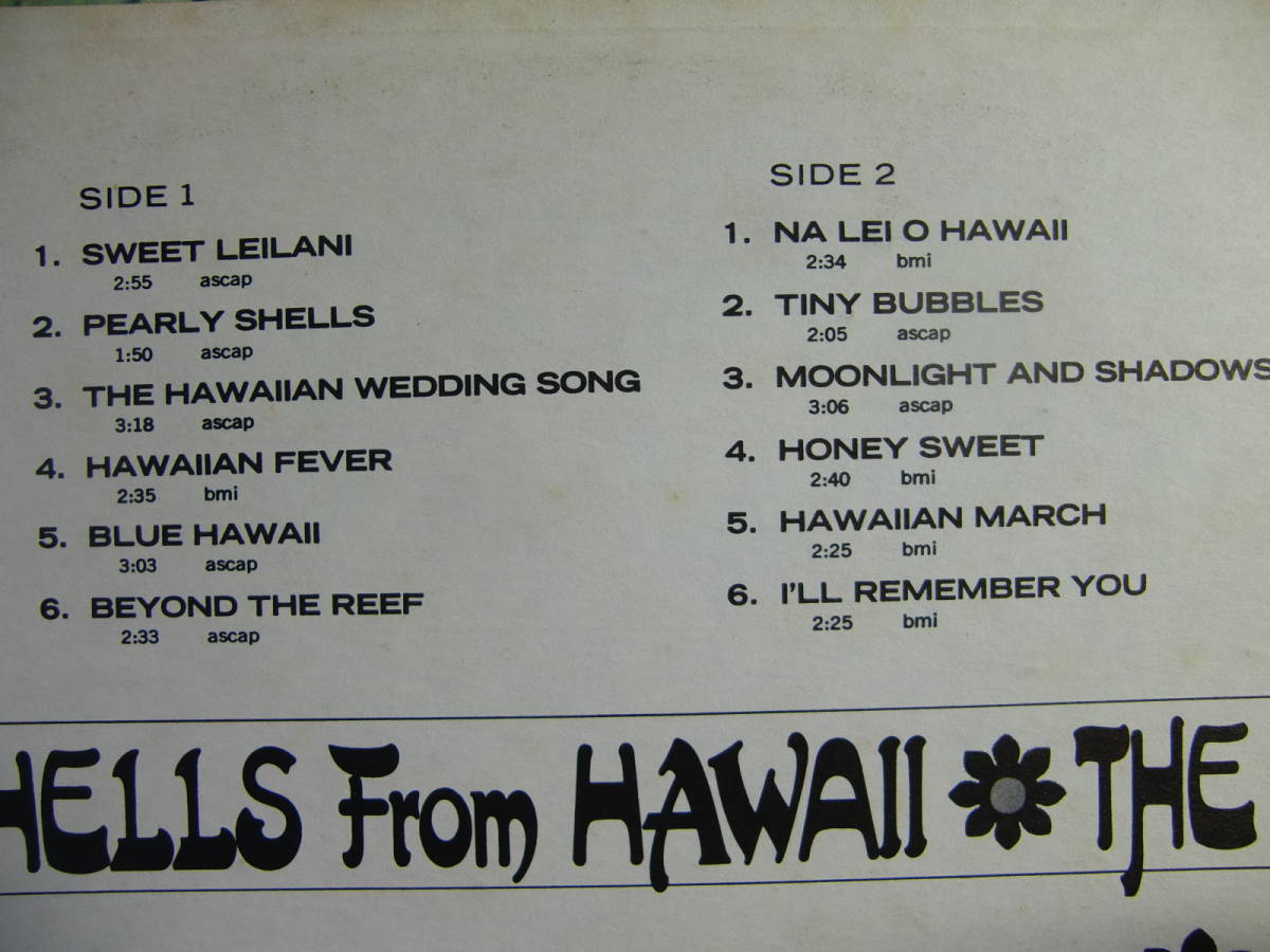[ Гаваи HAWAII ] The Waikiki / Pearly Shells From Hawaii