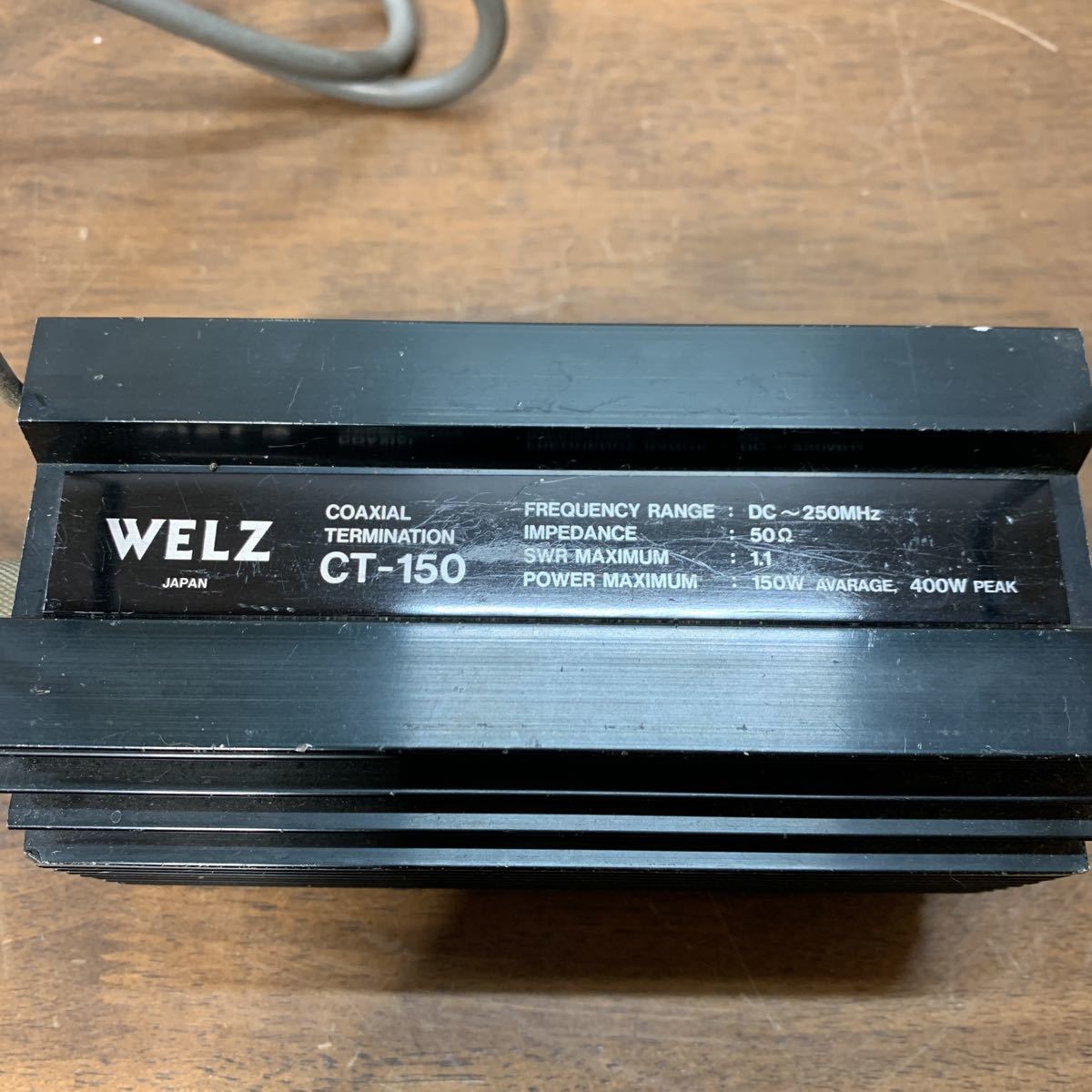 Yahoo!オークション - WELZ CT-150 ダミーロード COAXIAL Yahoo!オークション - WELZ CT-150 ダミーロード COAXIAL