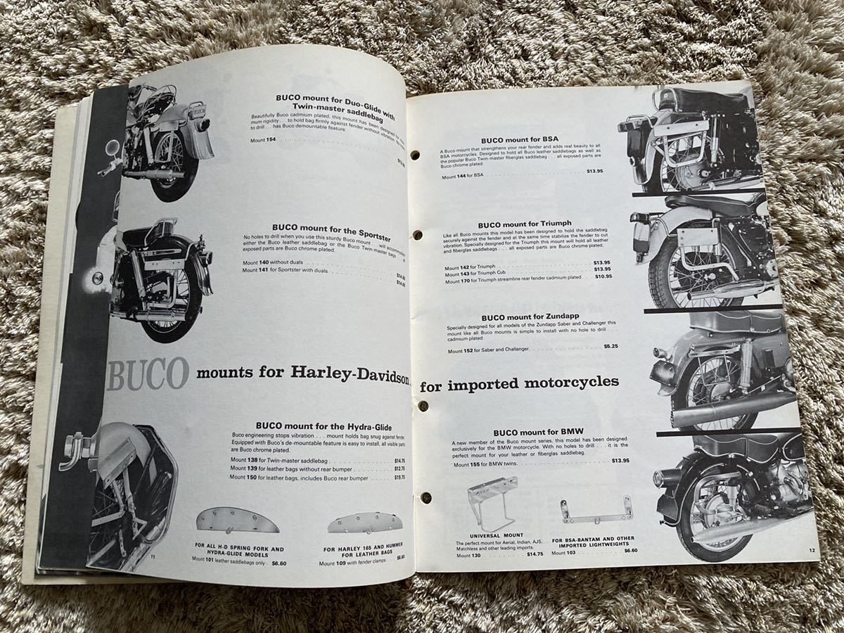 60s BUCO カタログ　ブコ　ビンテージ　ヘルメット　tt＆co mchal BELL 500TX パン　ナックル　サイドバルブ_画像4
