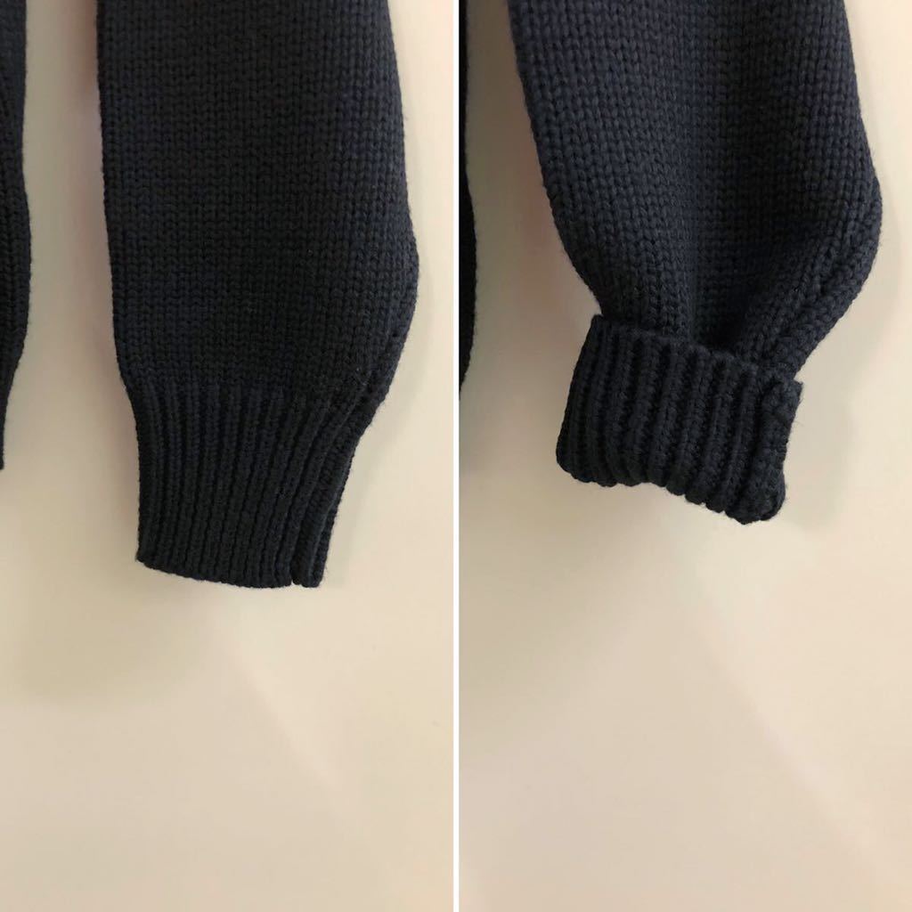 【MONSE】モンス BLACK cut-out カットアウト デザイン ニット S wool 黒 knit セーター ランウェイ ルック_画像7