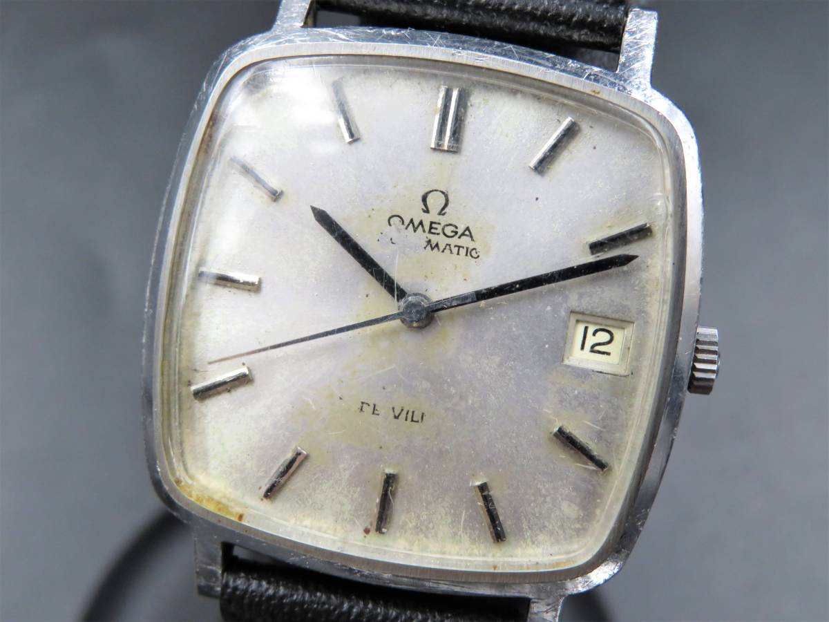 1円～! 稼動品☆正規品 OMEGA オメガ DE VILLE デビル 自動巻き デイト