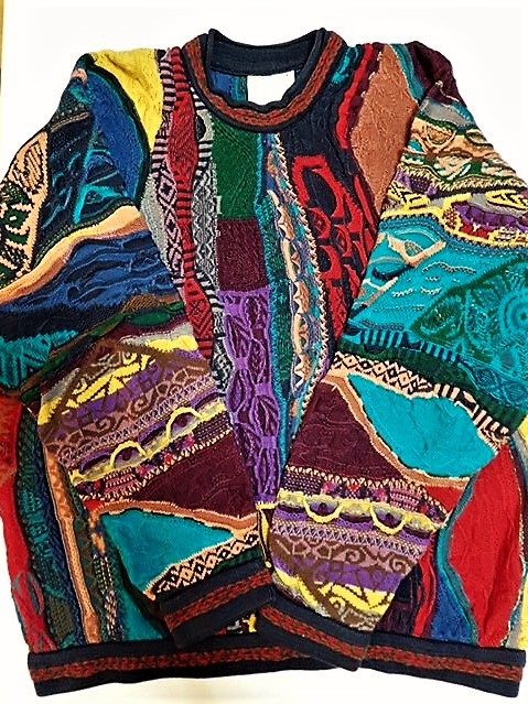 クージー COOGI 3D ニット マルチカラー M オーストラリア製 セーター
