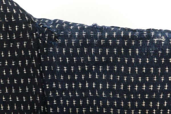 3031SR◇野良着◇長着◇藍染木綿古布◇絣◇ボロ/襤褸◇リメイク素材
