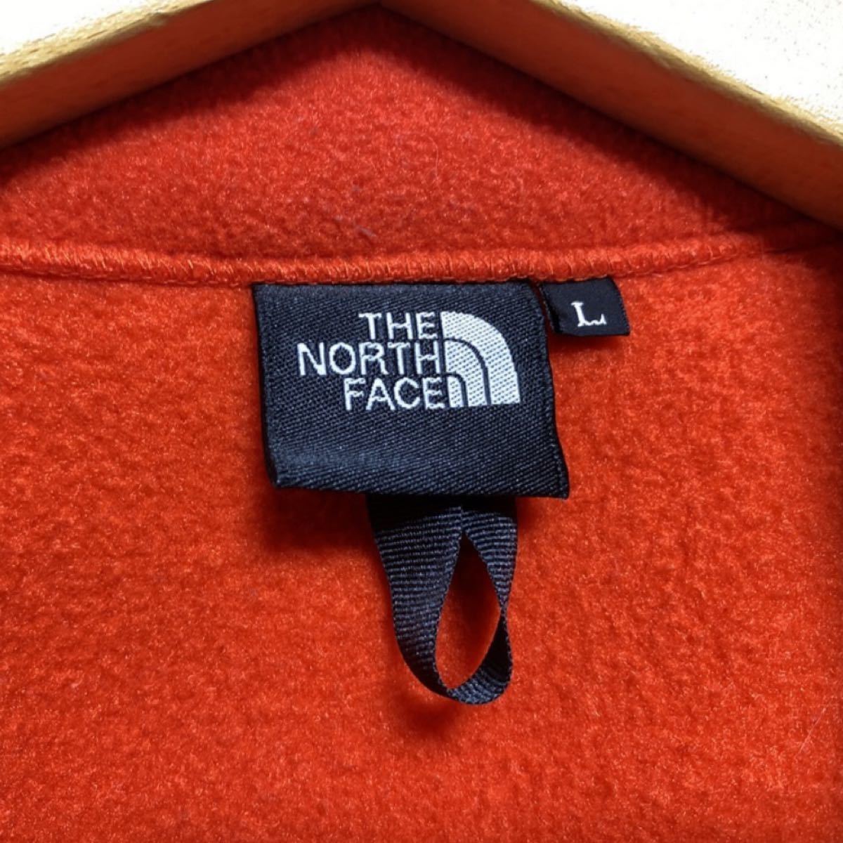 限定品　THE NORTH FACE ノースフェイス デナリジャケット 赤×黒 スクエアロゴ  フリース起毛　ゴールドウィン規格
