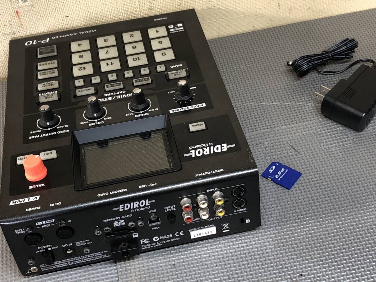 Roland EDIROL P-10 VISUAL SAMPLER ビデオサンプラー ローランド エディロール