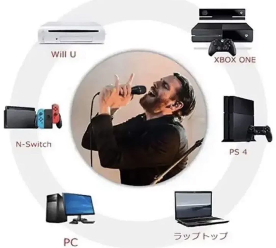 Switch 用 カラオケマイク 体感コントロールゲーム カラオケ有線マイク