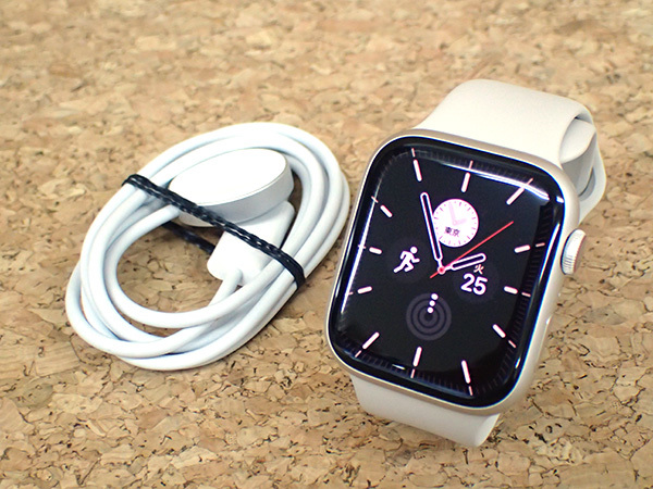 Apple Watch Series 7 GPS + Cellular 45mmスターライトアルミニウム 
