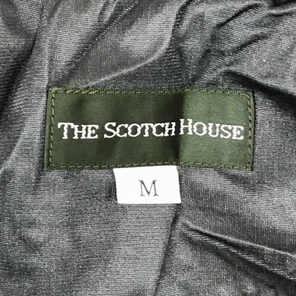 THE SCOTCH HOUSE/スコッチハウス★ゴア防風仕様/ウールニットブルゾン/ジャケット【メンズM/グレー/ノルディック柄】◆BG25_画像6