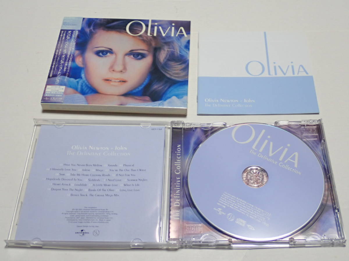 ★オリビア～ベスト・オブ・オリビア・ニュートン・ジョン★OliviaNewton-John★The Defintive Collection★帯付、国内盤★UICY-1164★_画像5