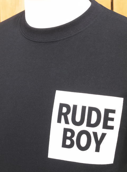 CRAFT Slang Tee RUDE BOY ブラック M バイカーTシャツ CR1913_画像2