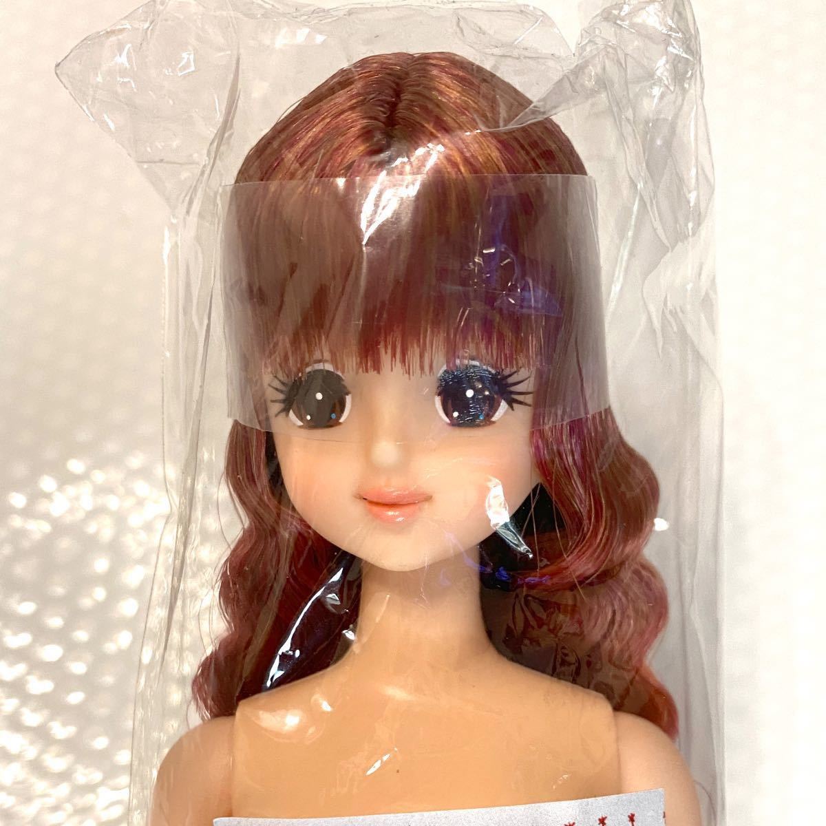 保障できる 未使用 おたのしみドール 初代 ウェーブヘア 茶系ミックスヘア 人形