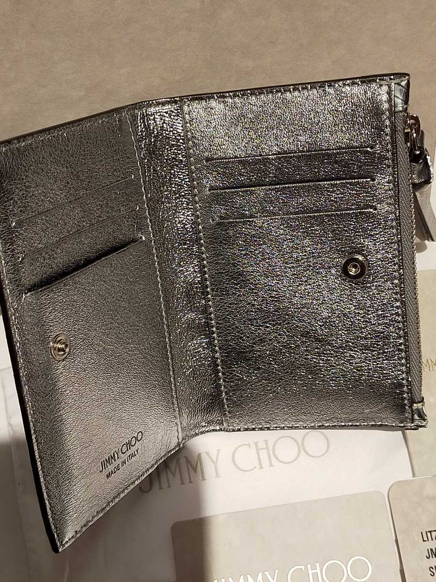 Jimmy Choo ジミーチュウ JC Litzy 財布 mirror | noonanwaste.com