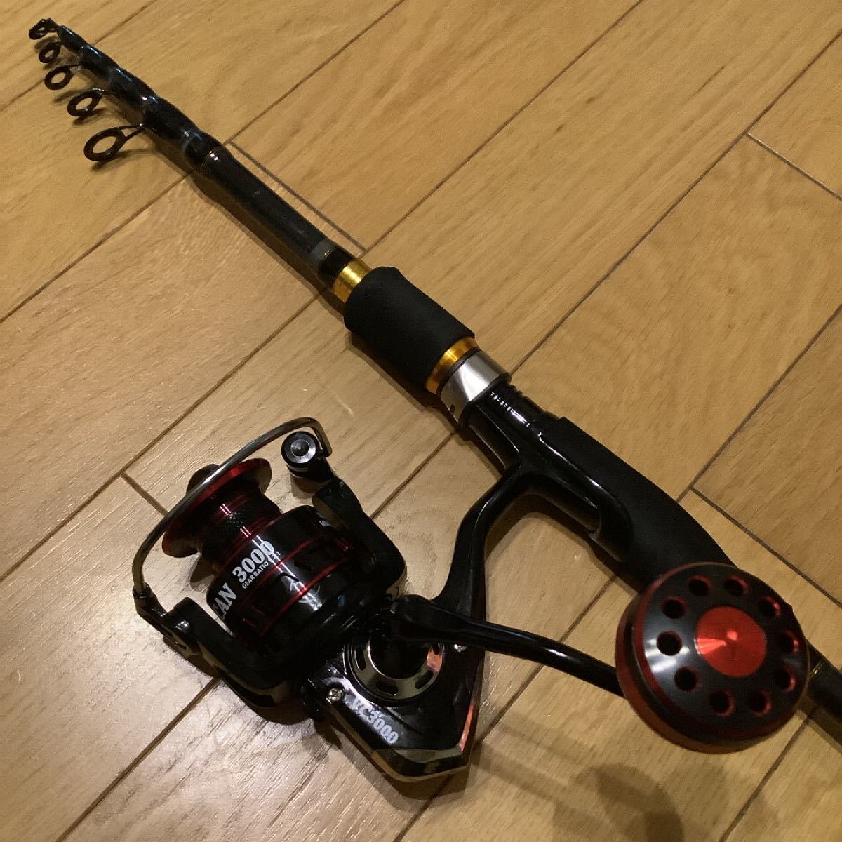 ☆新春福袋2021☆ ショアジギ 2.4mコンパクトロッドスピニングリール