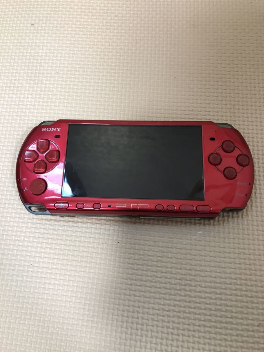まとめ売り PSP本体とソフト3本セット ジャンク(PSP3000シリーズ 