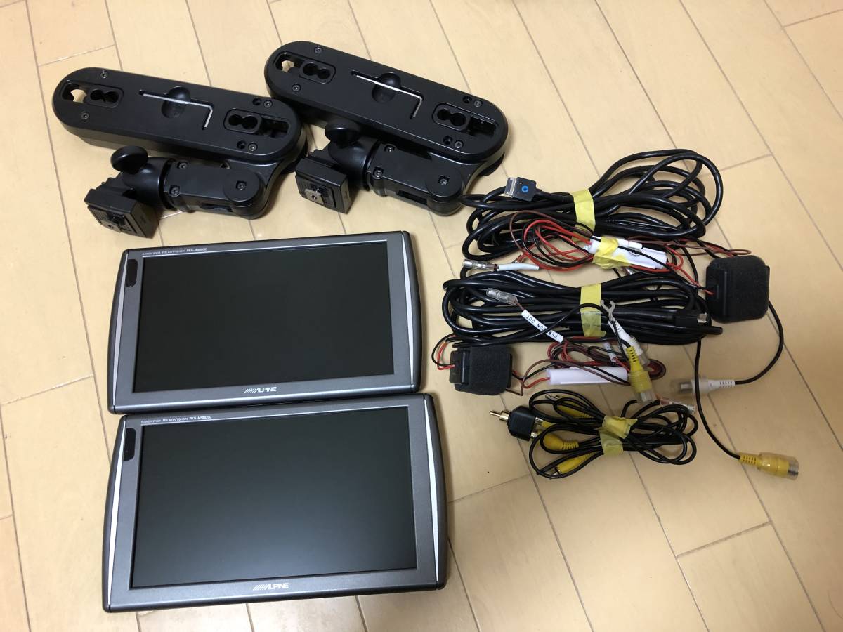 希少】スマモニAJ アルパイン リアビジョン リヤモニター左右2個セット
