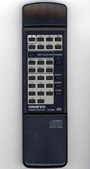 新しいスタイル 【中古】【ゆうパケット対応】ONKYO オーディオリモコン RC-289C リモコン