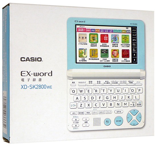 CASIO製 電子辞書 エクスワード XD-SK2800WE - OA機器