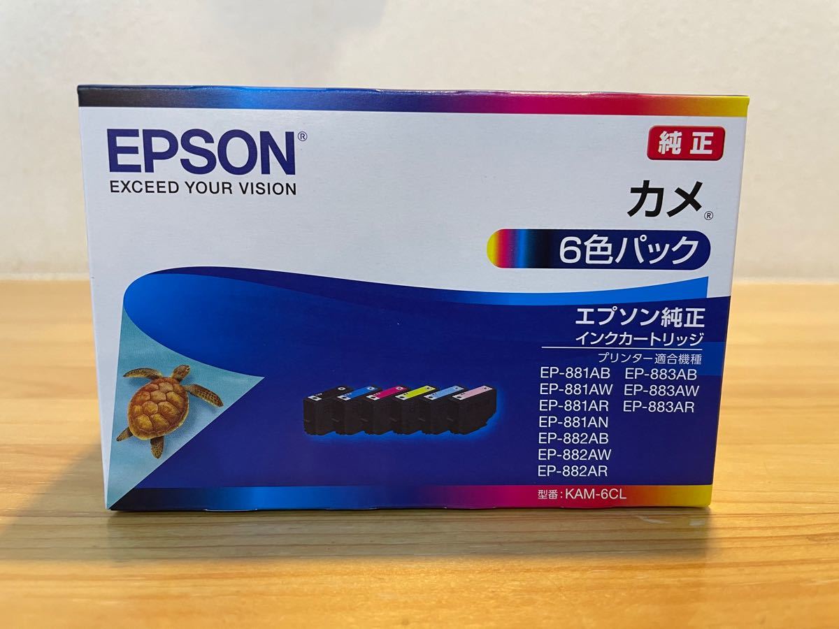 EPSON 純正インク　KAM-6CL カメ