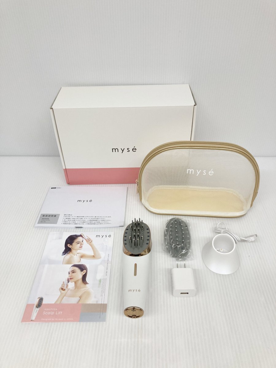 美品 YA-MAN ヤーマン myse Scalp Lift ミーゼ スカルプリフト MS-80W-1 頭筋ケア 表情筋ケア_全容