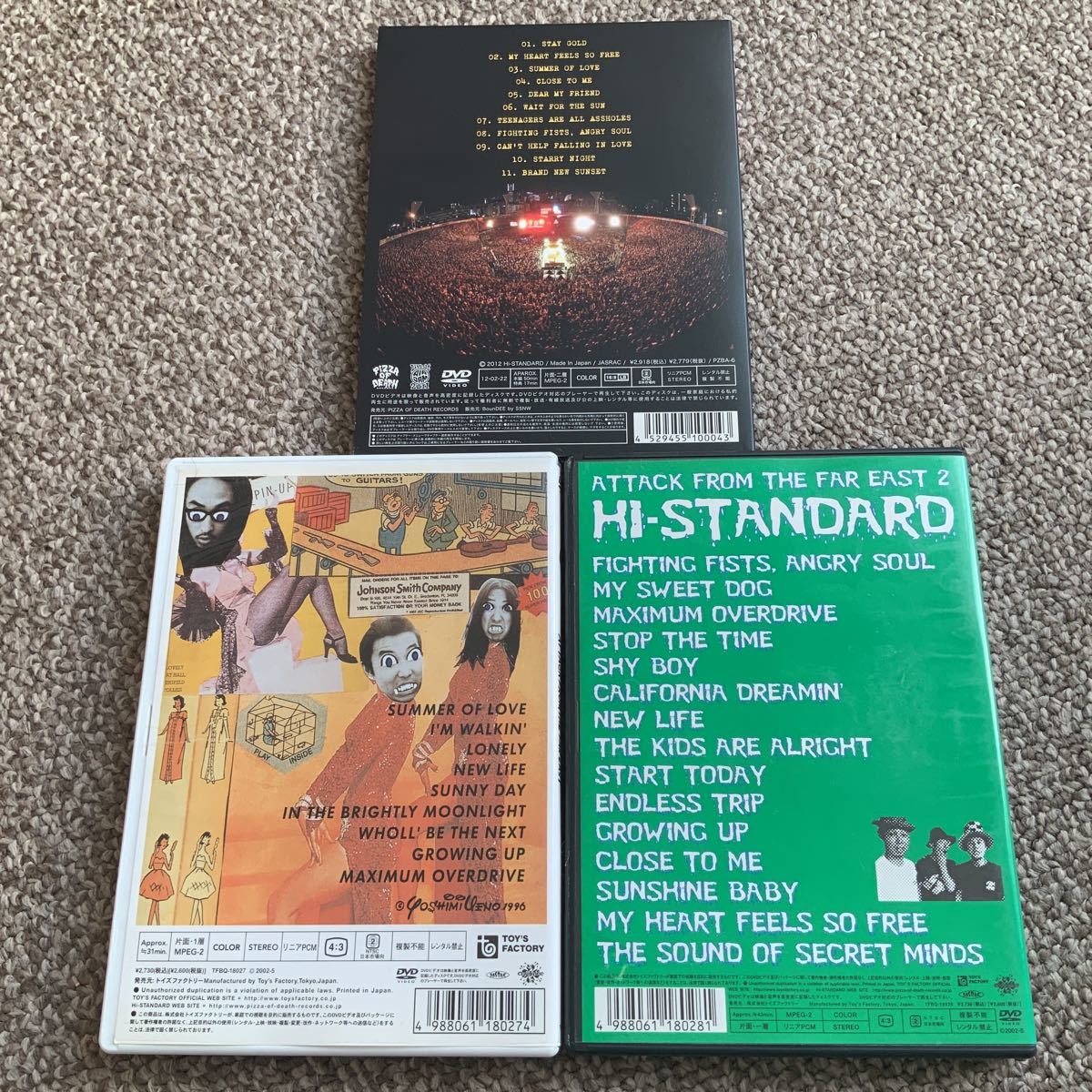 ハイスタンダード DVDセット ATTACK FROM THE FAR EAST 1 2 Live ハイスタンダード DVDセット ATTACK FROM THE FAR EAST 1 2 Live
