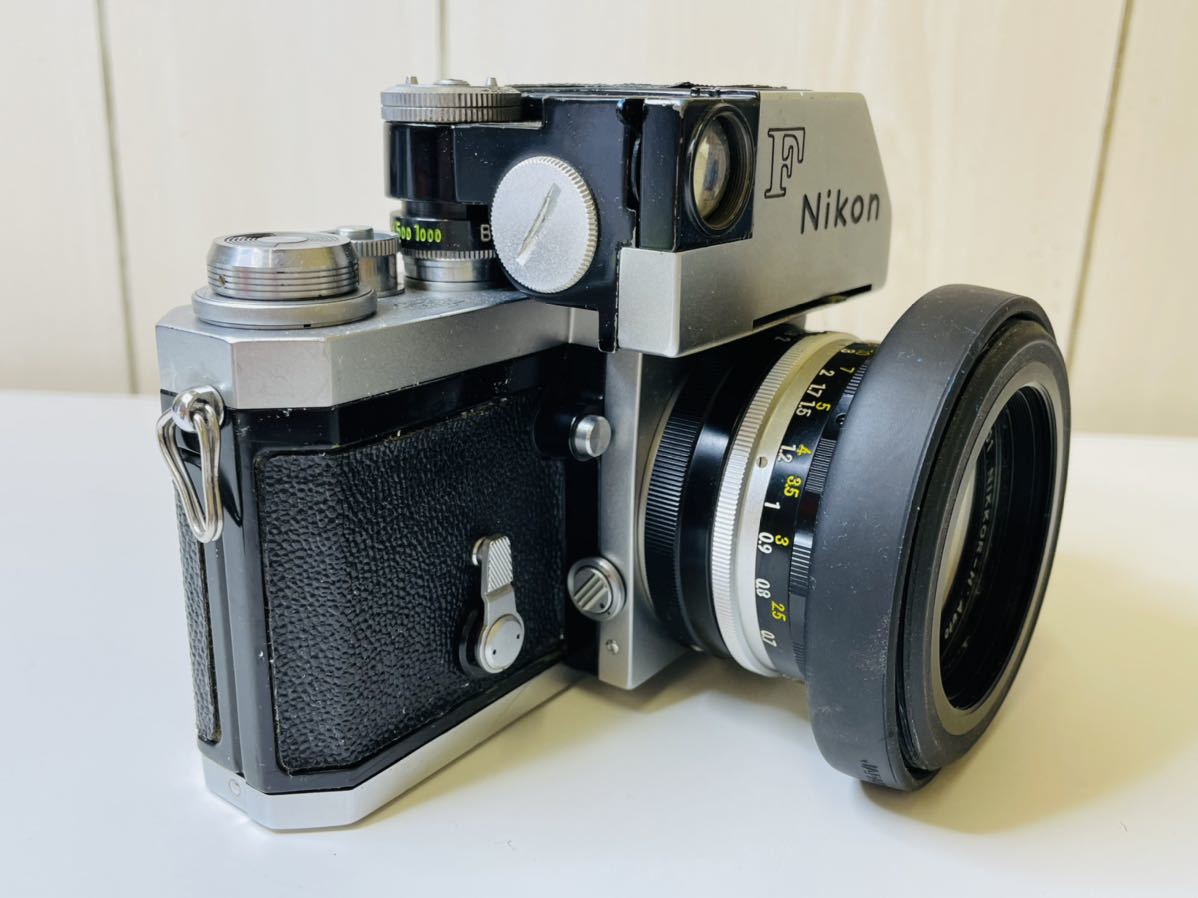 Nikon F フォトミック ニコン フィルムカメラ 一眼レフ シルバー ボディ NIKKOR-H 50mm レンズ_画像2