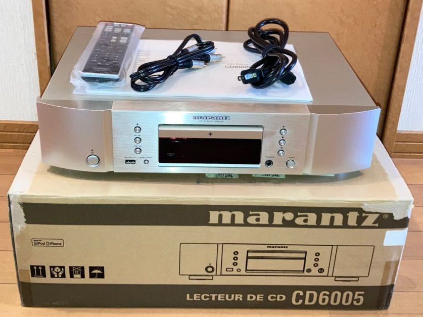 marantz マランツ CD6005 CDプレーヤー リモコン、電源ケーブル、元箱
