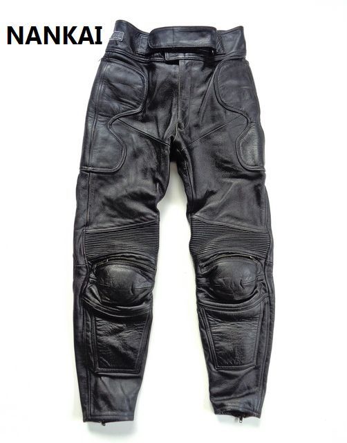 南海部品 NANKAI ナンカイ レザー パンツ M ブラック ツーリング 南海部品 NANKAI ナンカイ レザー パンツ M ブラック ツーリング