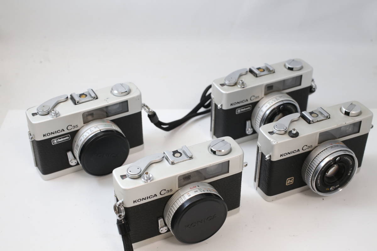 コニカ KONICA C35 flashmatic/E&L 4点 まとめて ジャンク セット