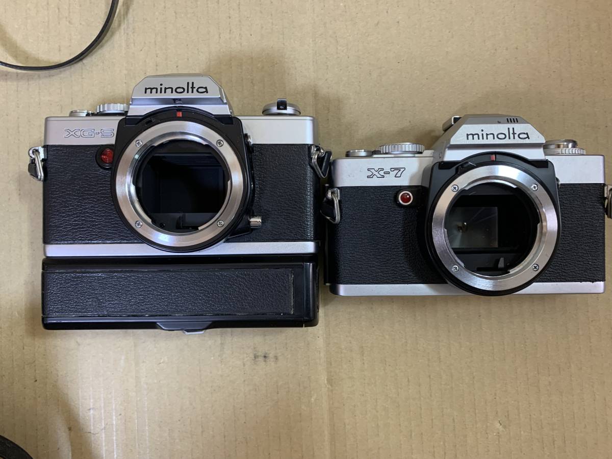 ミノルタ MINOLTA SRT101/XG-S/X-7/SR-7/ 9点 フィルムカメラ ボディ まとめて ジャンク セット まとめ (3461)_画像8