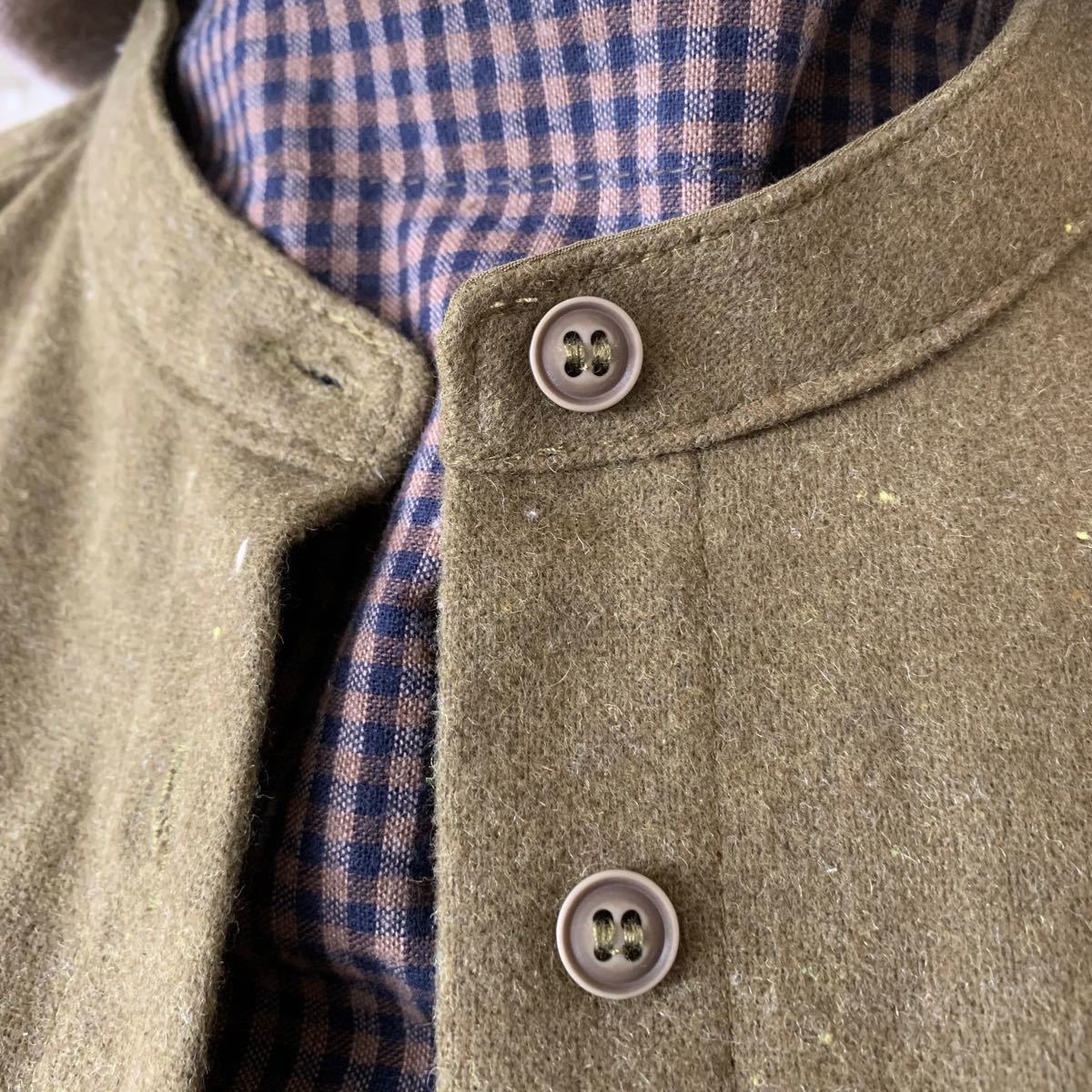 新品 コート ワンピース  ロング丈  ロングシャツ チュニック ゆったり  タグ付き 即発送 オリーブ色 送料込み