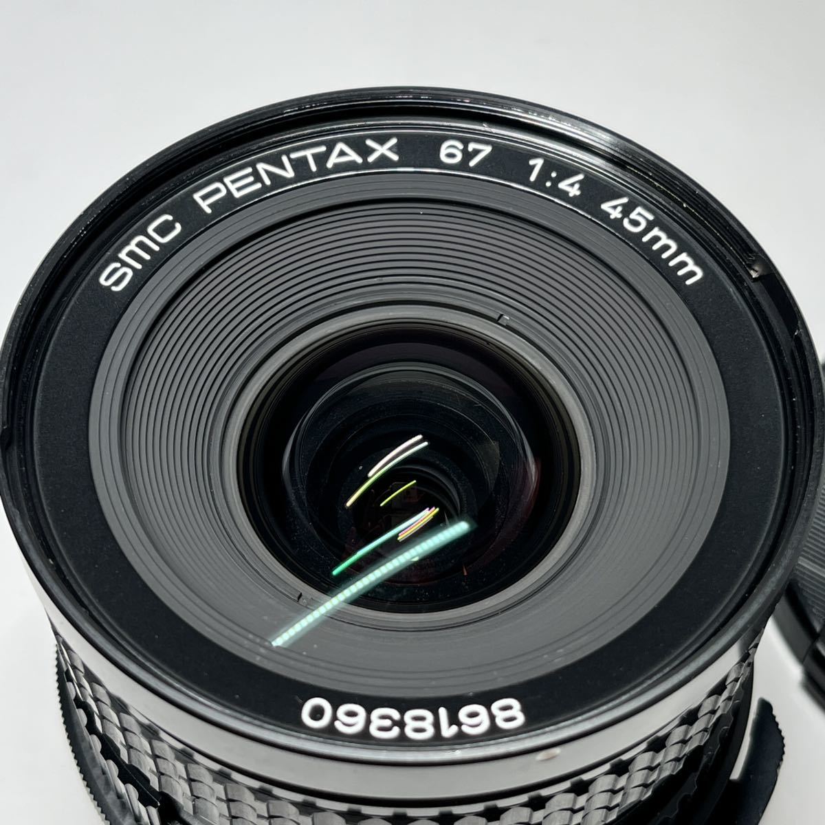 美品 PENTAX ペンタックス smc PENTAX 67 45mm F4 中判レンズ