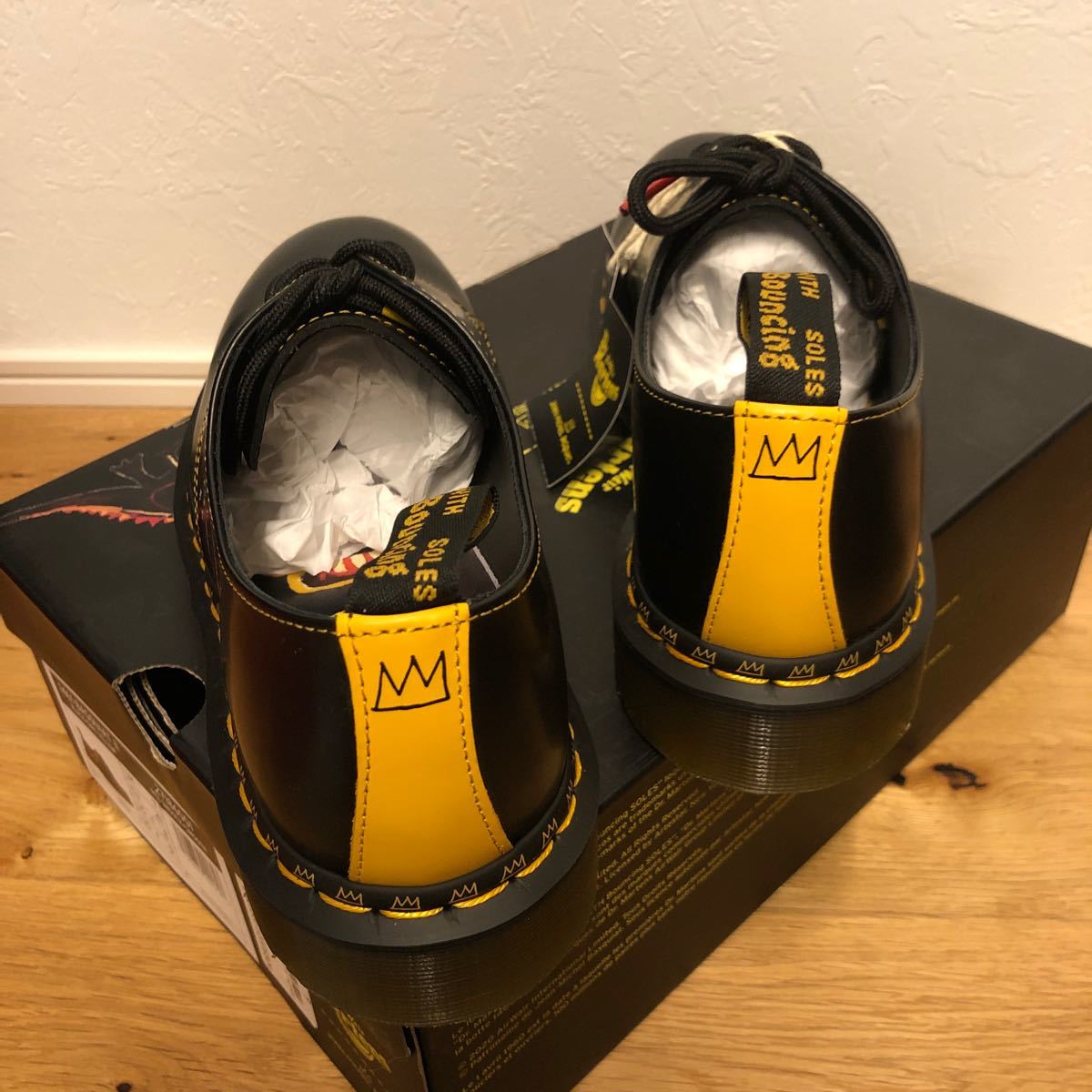 新品未使用Dr Martens ドクターマーチン×バスキアコラボ3ホール 新品未使用Dr Martens ドクターマーチン×バスキアコラボ3ホール