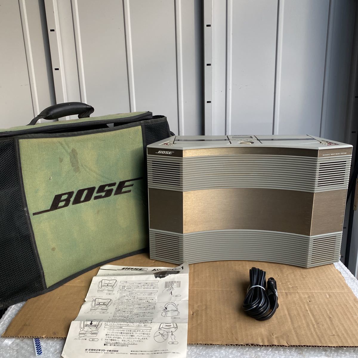 BOSE ボーズ ラジカセ AW-1D ACOUSTIC WAVE MUSIC SYSTEM ステレオ