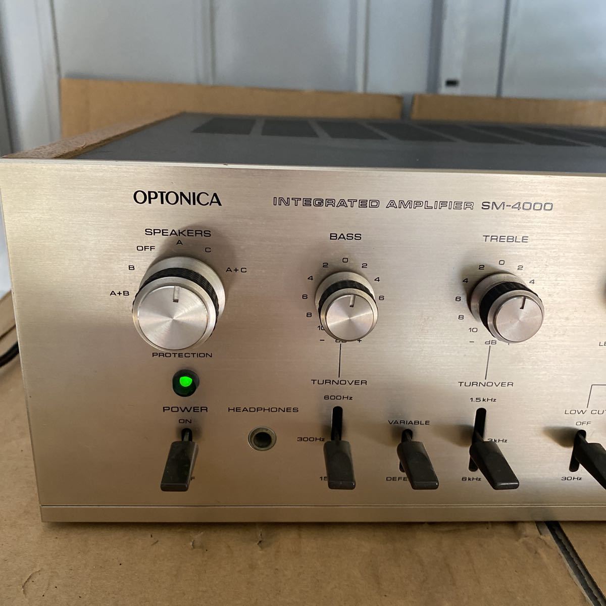 シャープ SHARP OPTONICA SM-4000 プリメインアンプ シャープ SHARP OPTONICA SM-4000 プリメインアンプ