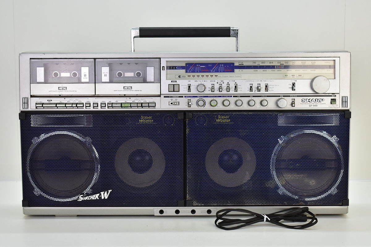 SHARP】ラジカセ GF-999 ザ サーチャー レア 名品 昭和 eva.gov.co