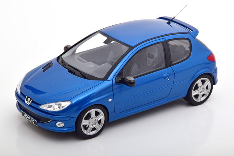 オットーモービル 1/18 プジョー 206 RC 2003 ブルーメタリック 2000台限定 Otto Mobile 1:18 Peugeot 206 RC 2003 OT917_画像1