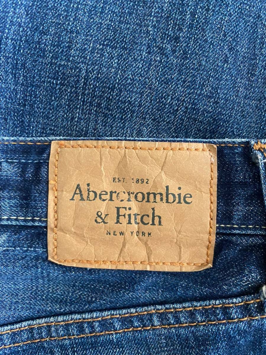 Abercrombie&Fitch★アバンクロンビー&フィッチ★ダメージジーンズ デニムパンツ★サイズW28L30　2215-137_画像9