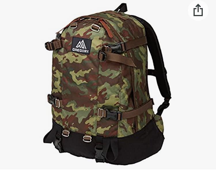 極美品】GREGORY グレゴリー デイアンドハーフ ディープフォレストカモ