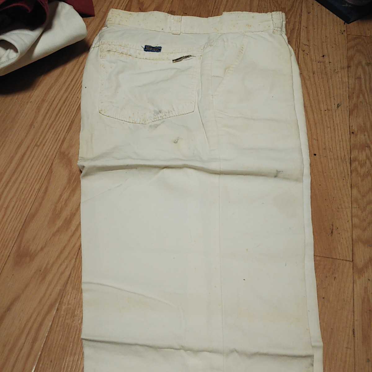  Wrangler jeans Wrangler part shop put on working clothes optimum DIY direction cotton 100% white pants painting large . work 
