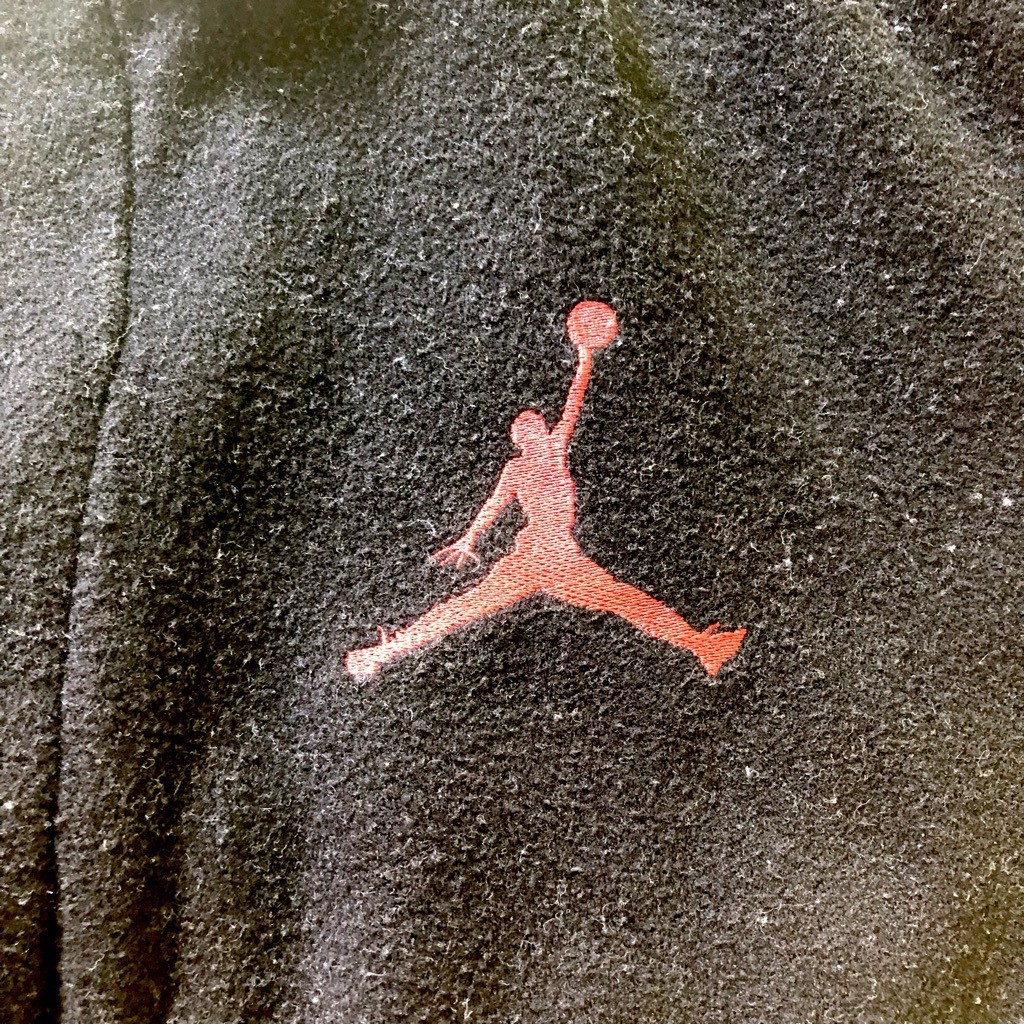 90s 希少 NIKE JORDAN ナイキ ジョーダン ビッグロゴ レザー切替
