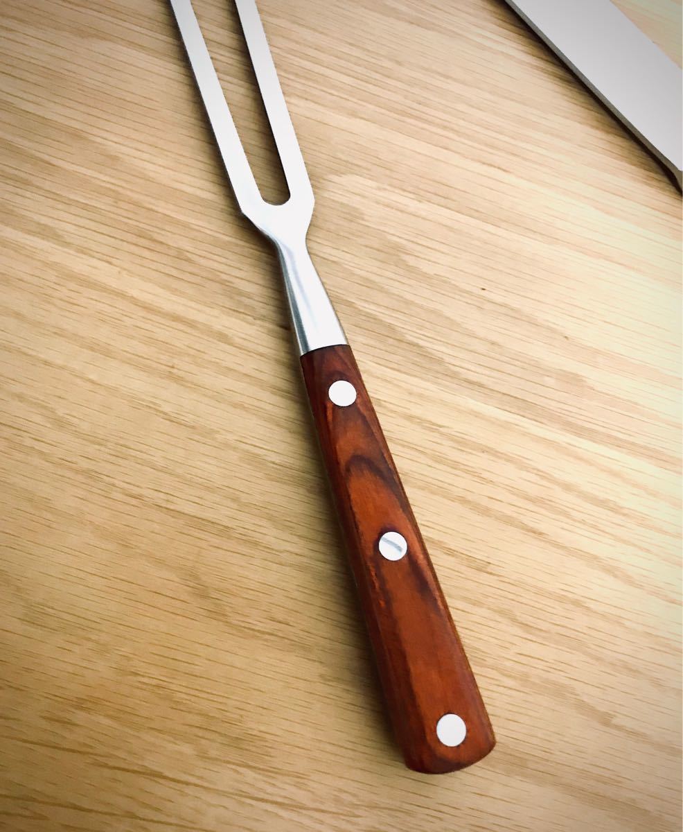 包丁　カービング ナイフ + フォーク　セット #111