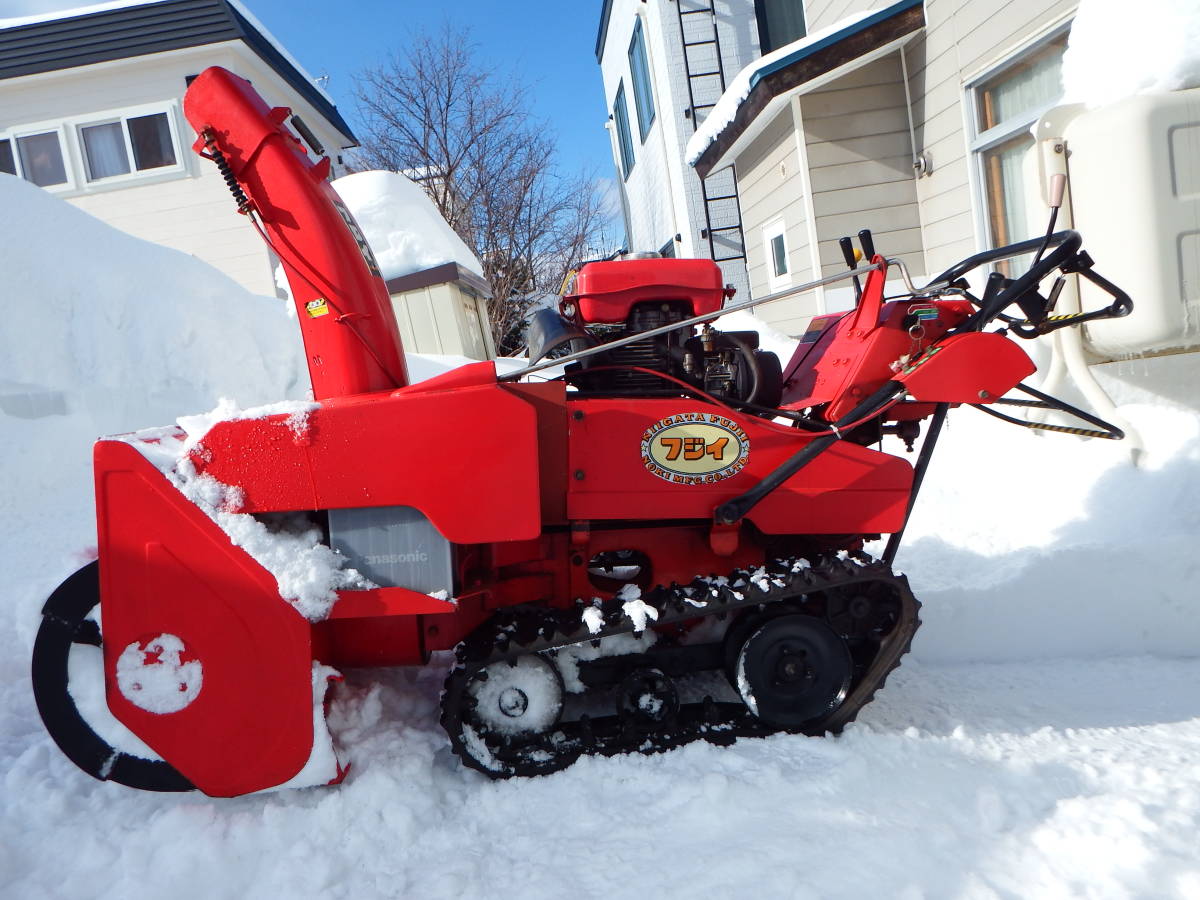 Yahoo!オークション - 中古 フジイ 除雪機 スノーロータリー Yahoo!オークション - 中古 フジイ 除雪機 スノーロータリー