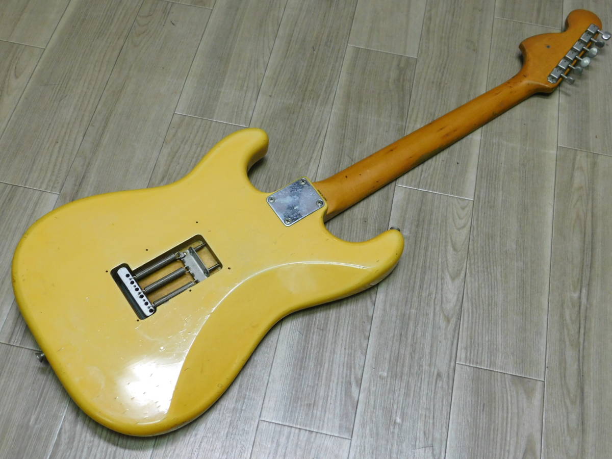 希少!! Fender Japan ST67-85 Eシリアル フジゲン ラージヘッド４点留め 経年レリックジャパンヴィンテージ 現状/F388_画像3