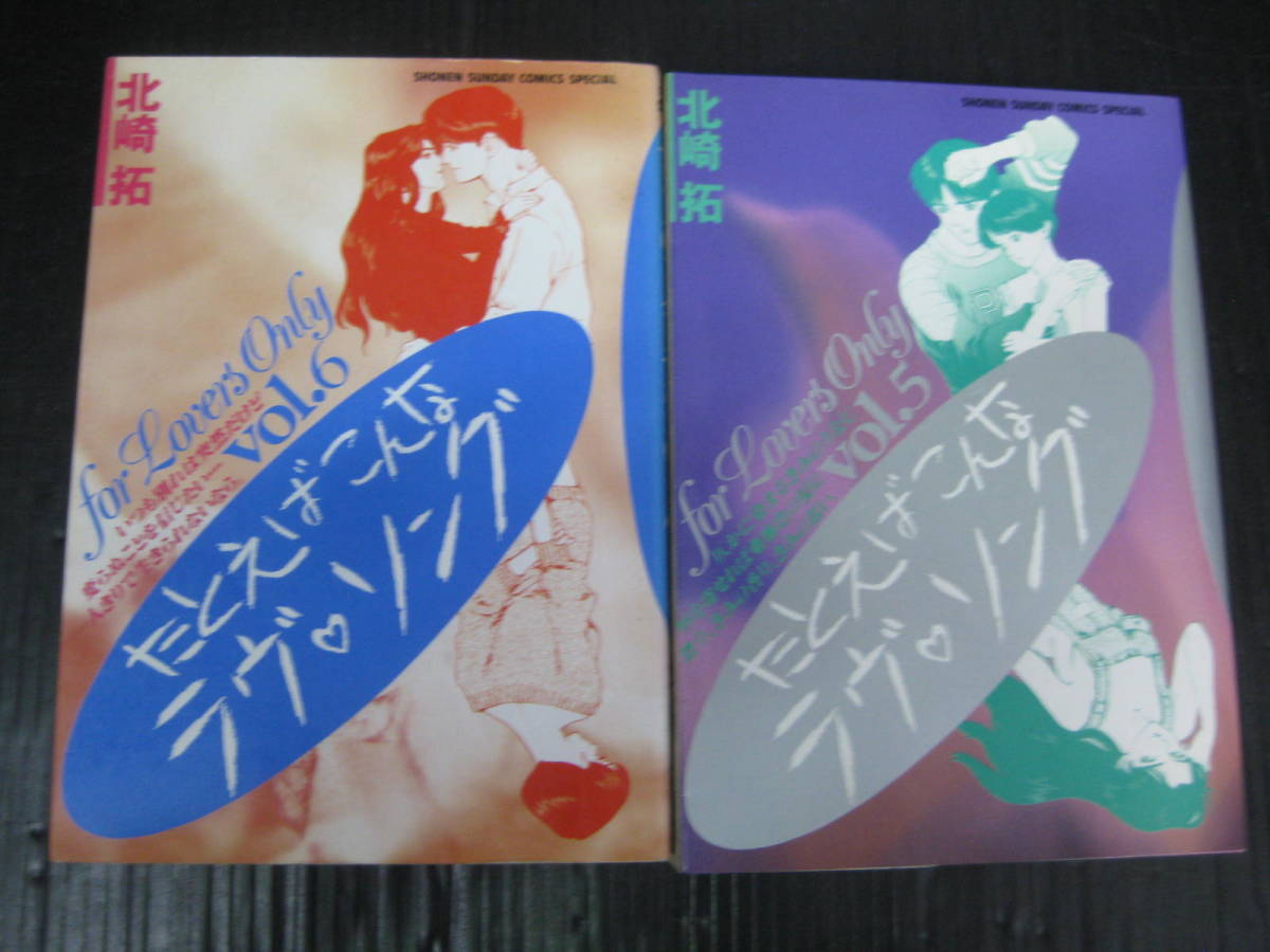 2冊 たとえばこんなラブソング 5巻/6巻（最終巻） 北崎拓 1991年/1992年初版発行 4a5kの画像1