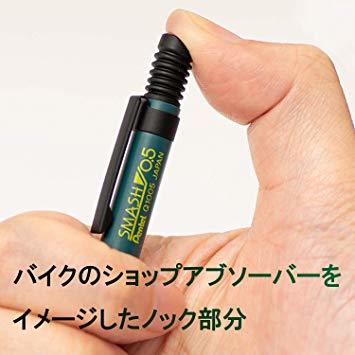 F) ダークグリーン 0.5mm 【Amazon.co.jp限定】 ぺんてる シャープペン スマッシュ 0.5mm Q1005-_画像4