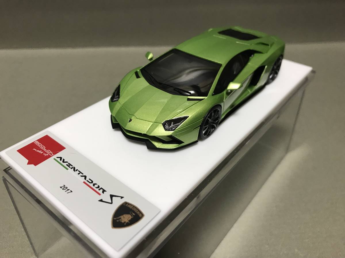 1/43 Make Up/アイドロン EM360C ランボルギーニ アヴェンタドール Lamborghini Aventador S 2017 イサカグリーン